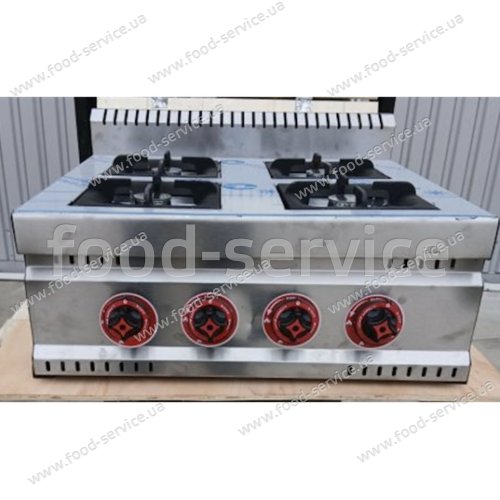 Газова плита 4-х конфорочна Silver 2907-PR LPG без духовки 2907-PR0